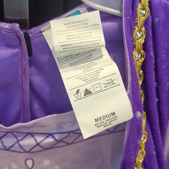 Rubie's Purple and Gold Shimmer Costume Dress - Size M 8-10 NWT - Picture 3 of 4